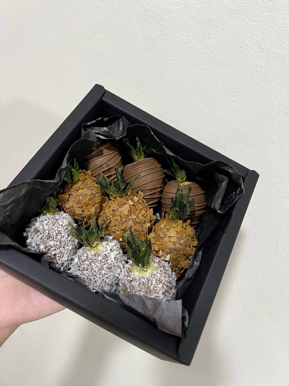 Клубника с кокосом